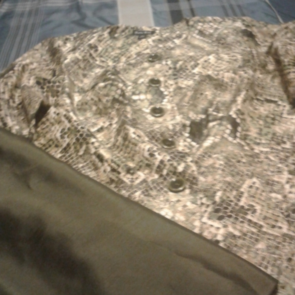 Olive green & Gold suit